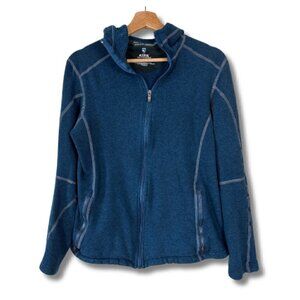 Kuhl Jacket Full Zip Outdoor Outerwear Blue Large the zipper is a bit off..